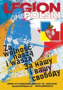 Plakat informacyjny Legionu Polskiego